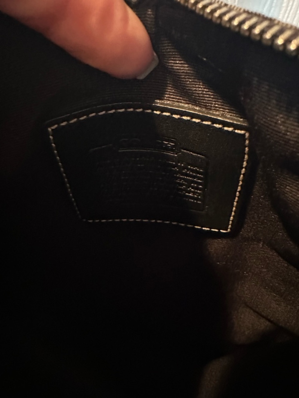 Coach Crossbody Bag in Black and Gray - Picture 4 of 4